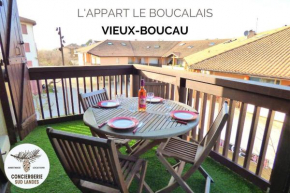 LE BOUCALAIS, classé 3 étoiles, Appart T3, lac à 200m, océan à 800m à VIEUX-BOUCAU